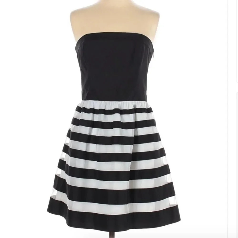 White House Black Market Tulle Cocktail Dress 4